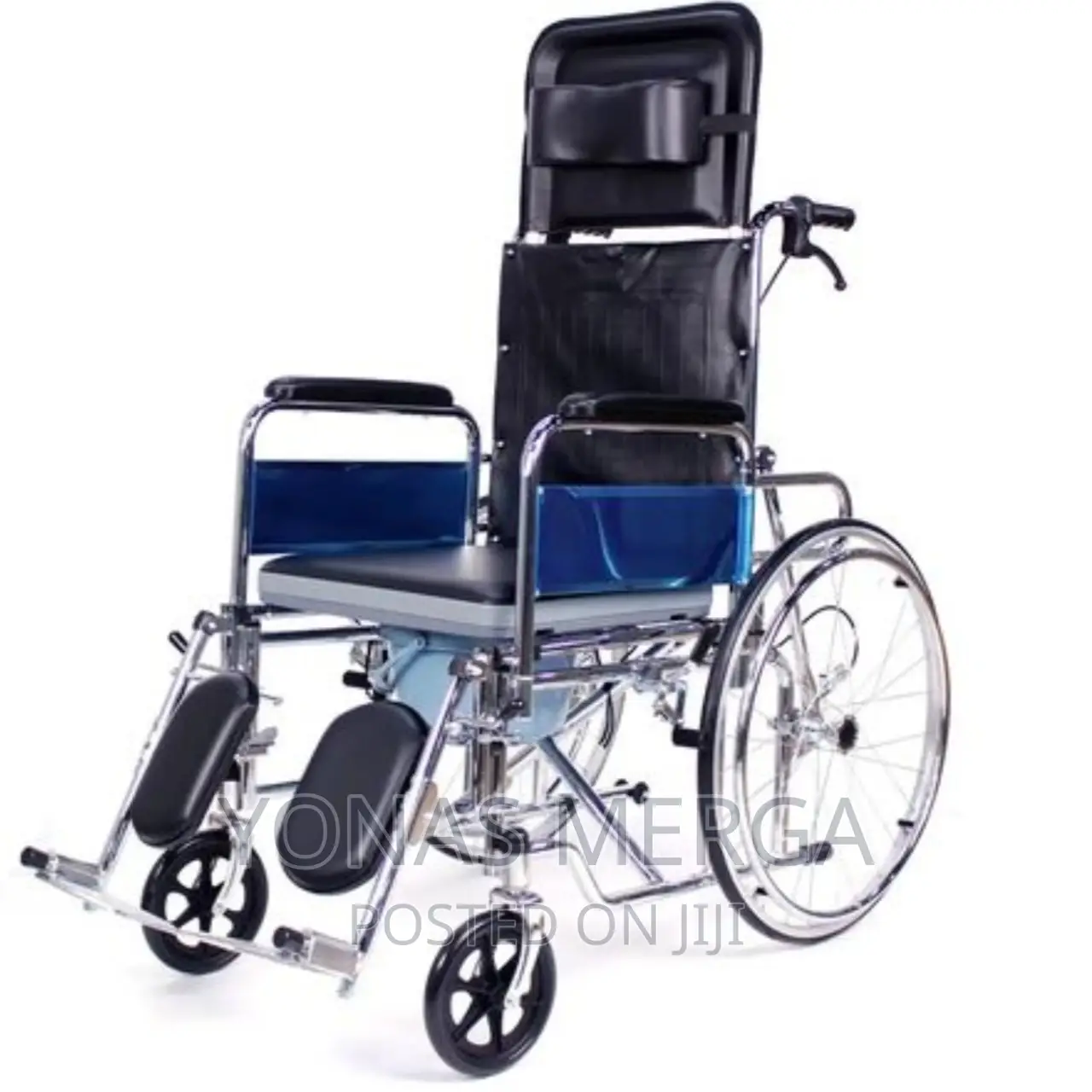 Toilet Wheelchair Dimension–(L*W*Hcm|Fold Size