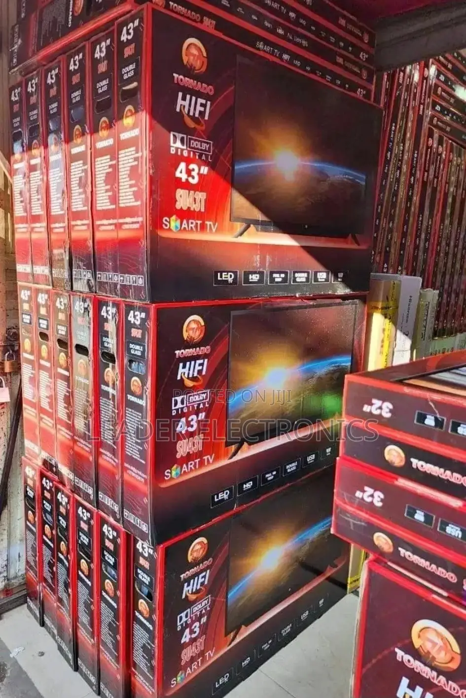 Tornado Tv 43"Smart Android Tv New Arrival 2025