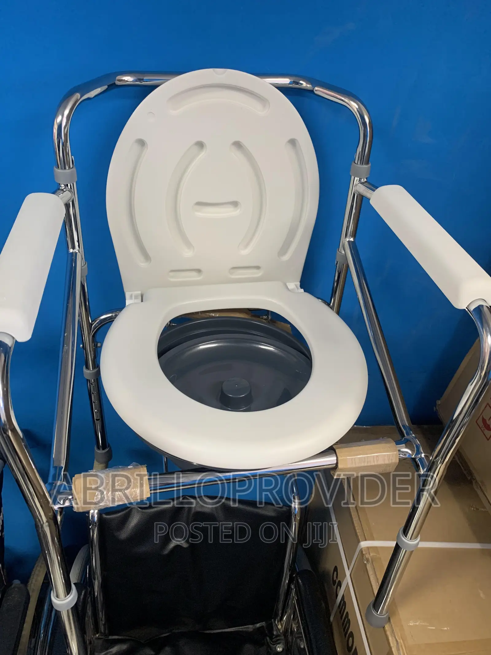 Carex 3-in-1 Folding Bedside Commode - Porta Potty for Adult