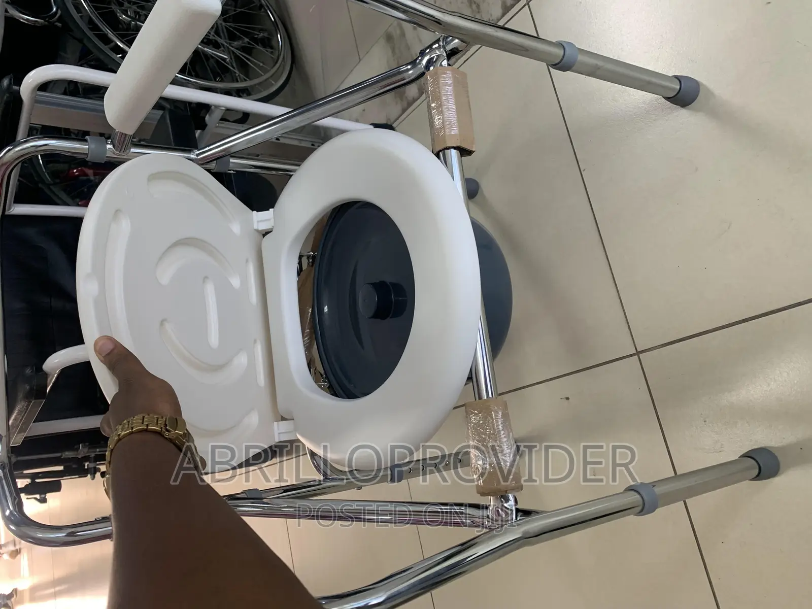 Commode Chair - Heavy-Duty Raised Toilet Seat
