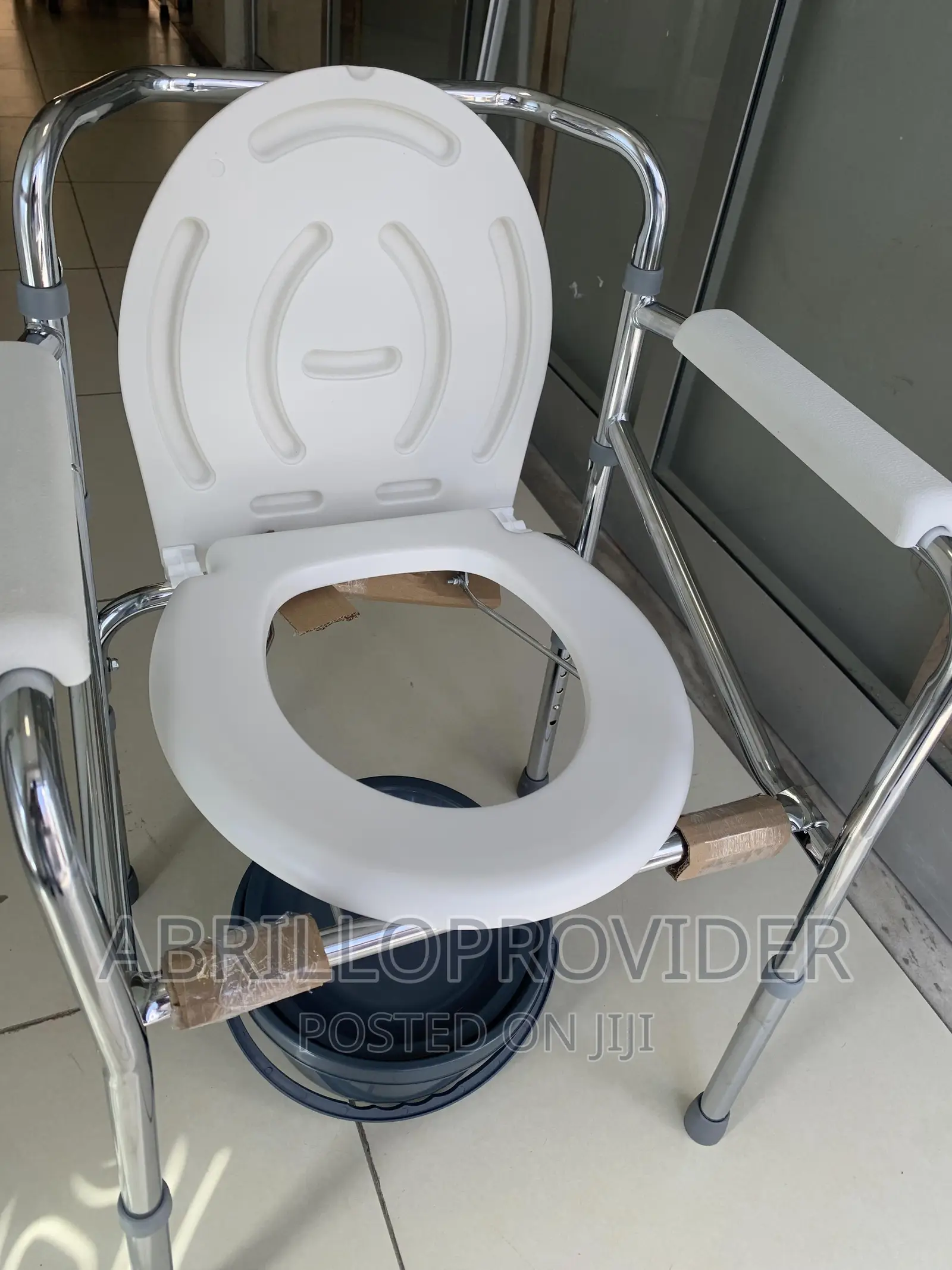 Handicap Raised Toilet Seat With Handles Padded, Medical