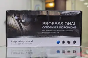 Photo - Professional Condenser Microphone With Live Sound Card
