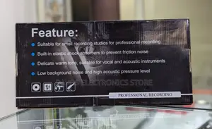 Professional Condenser Microphone With Live Sound Card