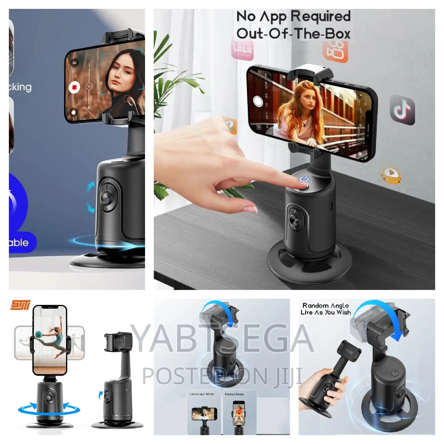 Auto Face Tracking Phone Selfie Stick Tripod