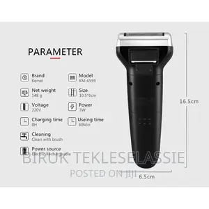 Kemei Km-6559 3 in 1 Hair Clipper, Shaver