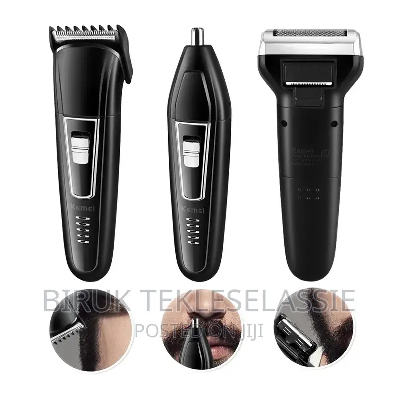 Kemei Km-6559 3 in 1 Hair Clipper, Shaver