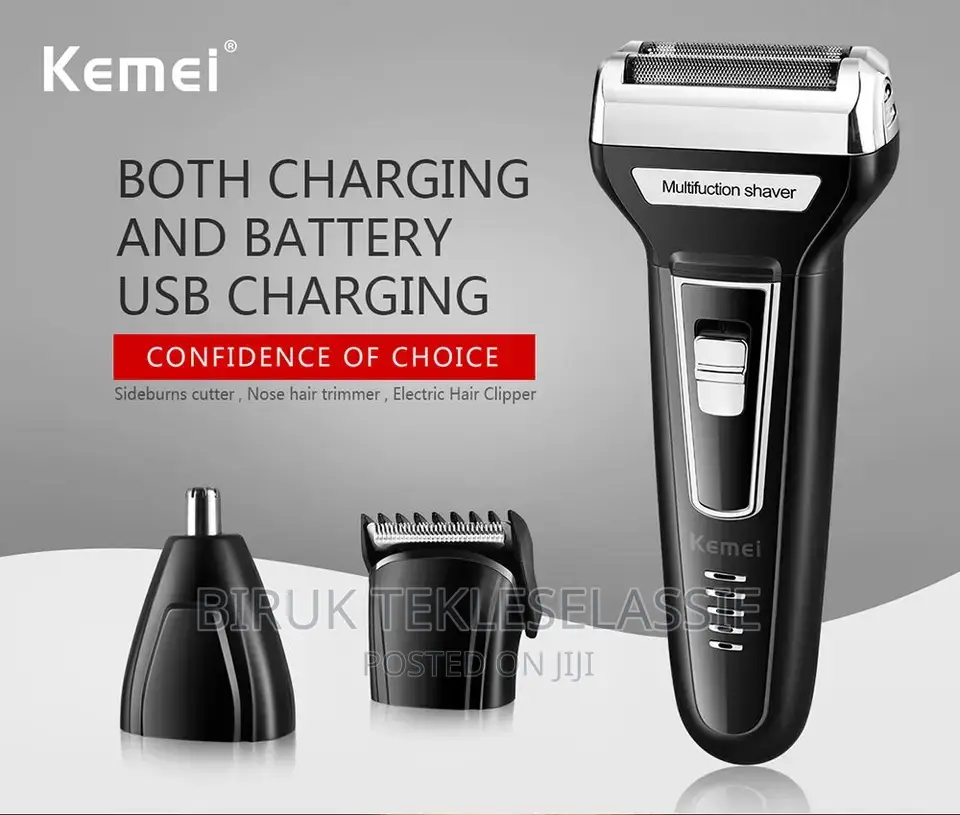 Kemei Km-6559 3 in 1 Hair Clipper, Shaver