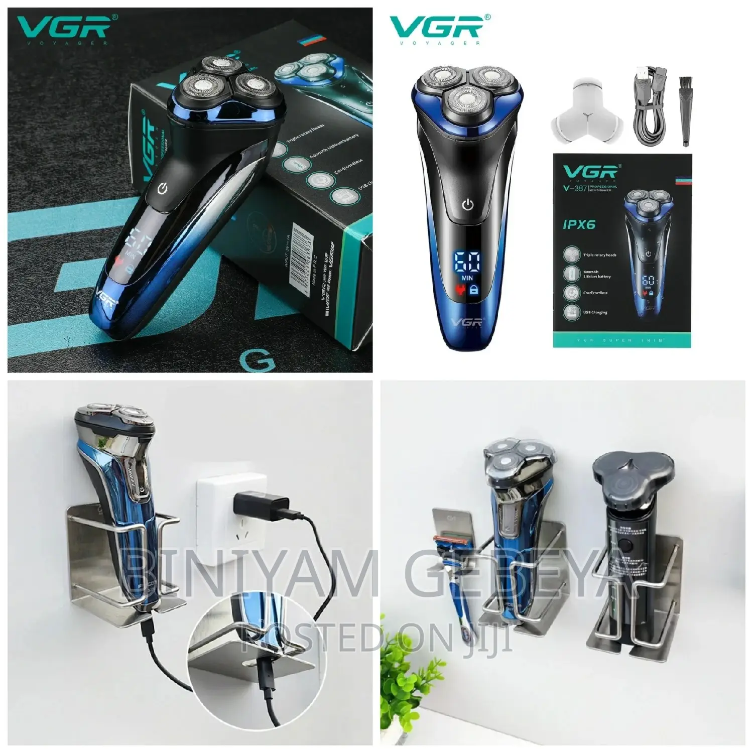 High Quality ባለ 3 Package Xiomi Electric Mini Shaver
