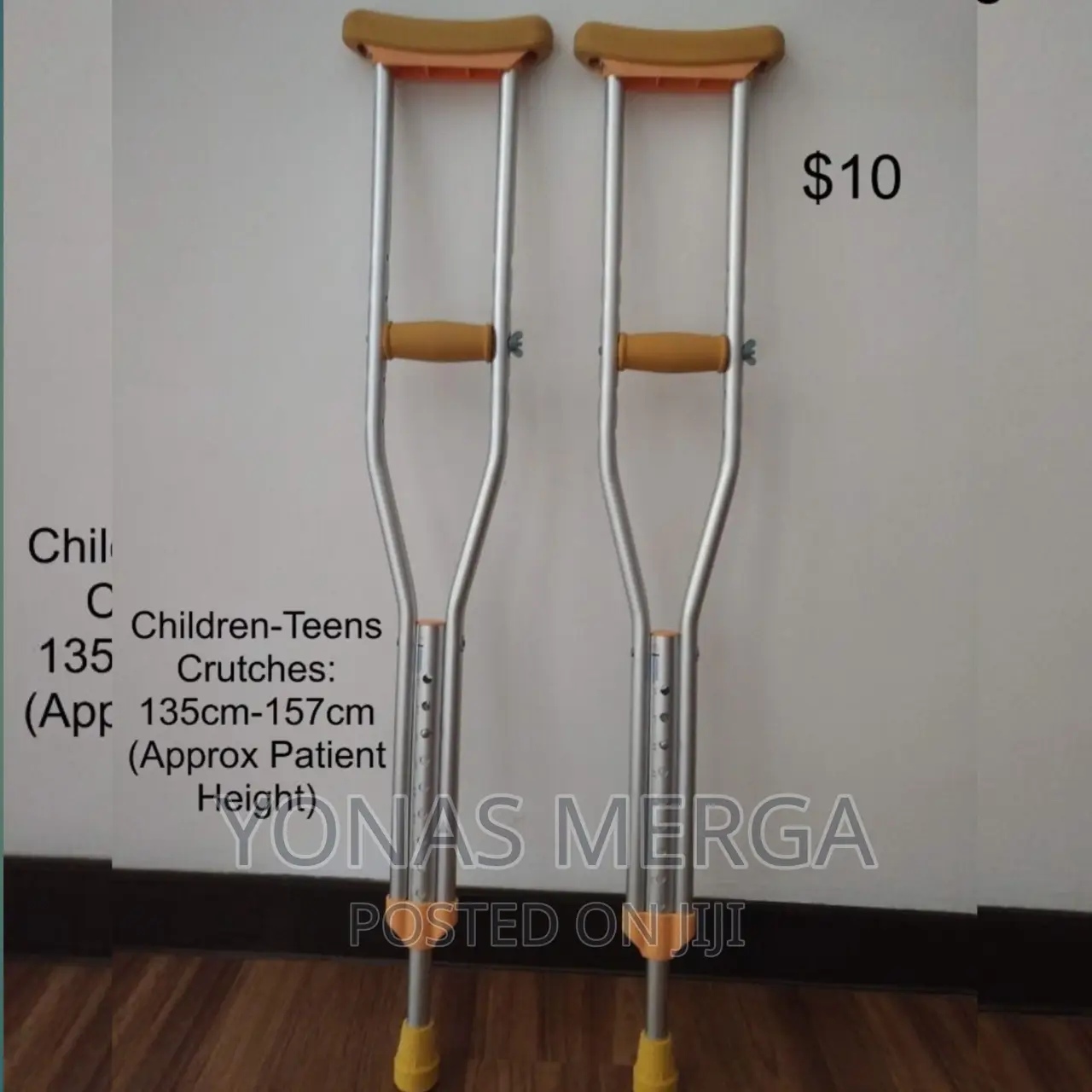 Crutches Lightweight Telescopic Underarm Crutches