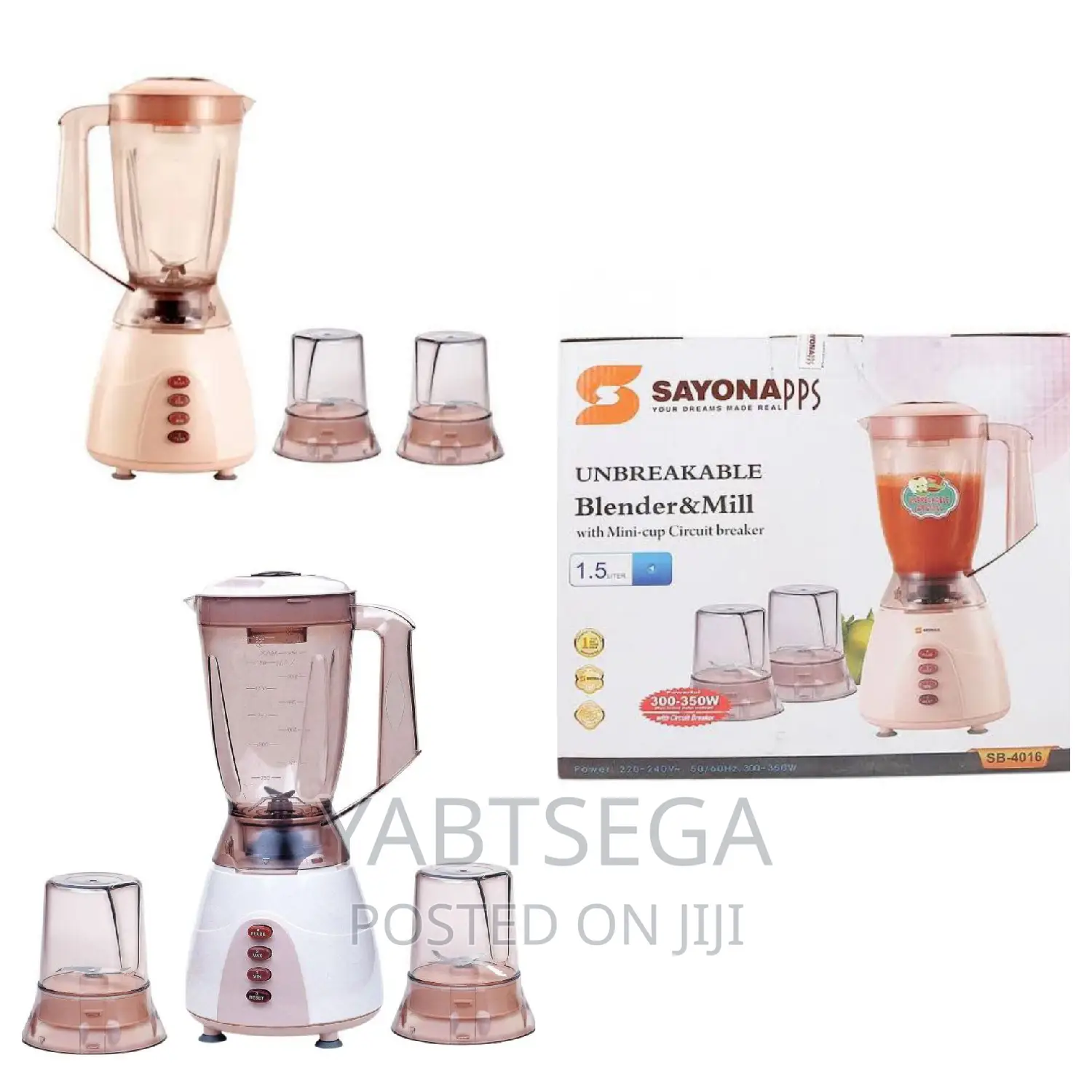 Sayonapps Unbreakable Blender Mill