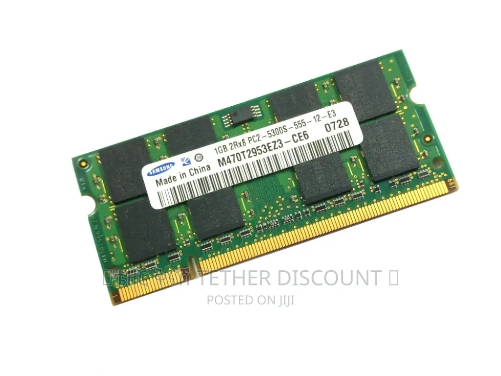 Ram Samsung 1gb Pc2-5300s 1.8V Ddr2 Memory M470t2953ez3-ce6
