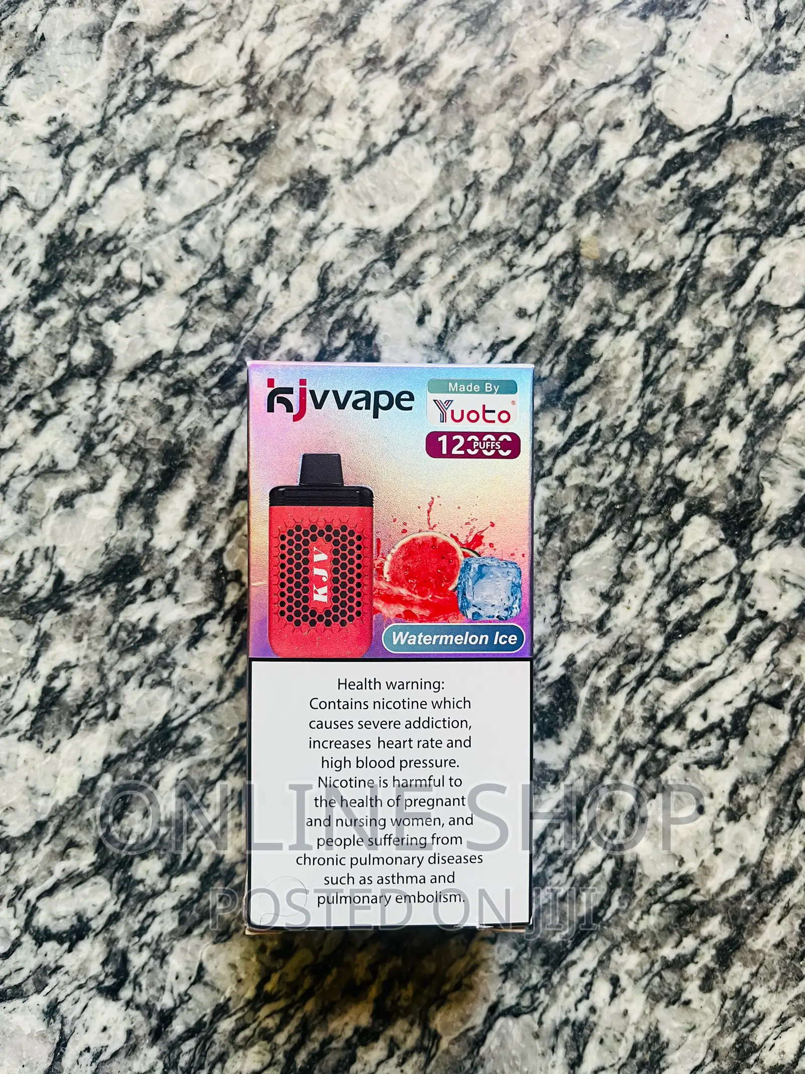 Yuoto Kj Puffs Vape Disposable Rechargeable