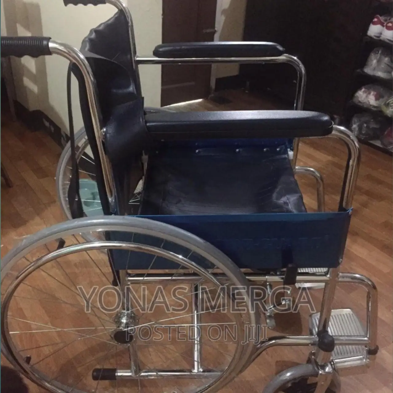 LOERSS Lightweight Fold Wheelchair,Folding Transport Chair