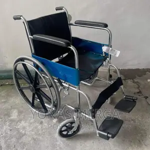 Carbon Steel Wheelchair Folding Wheelchair With Handbrake