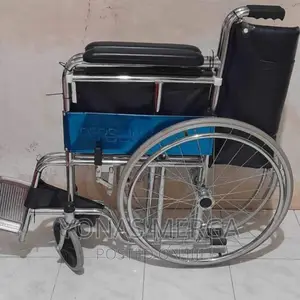 Carbon Steel Wheelchair Folding Wheelchair With Handbrake