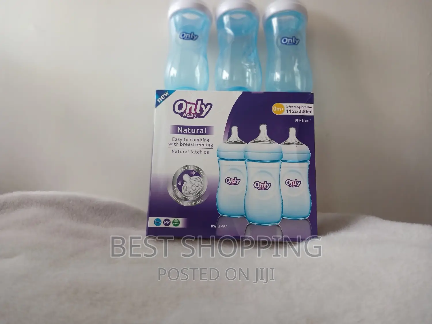 Only Baby Feeding Bottles 3 Pc 3 ፍሬ የልጆች ጡጦ
