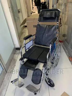 Multifunctional Reclining Commode Wheelchair With “U” Seat P