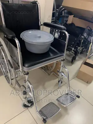 3-in-1 Aluminum Transport, Commode and Shower Wheelchair