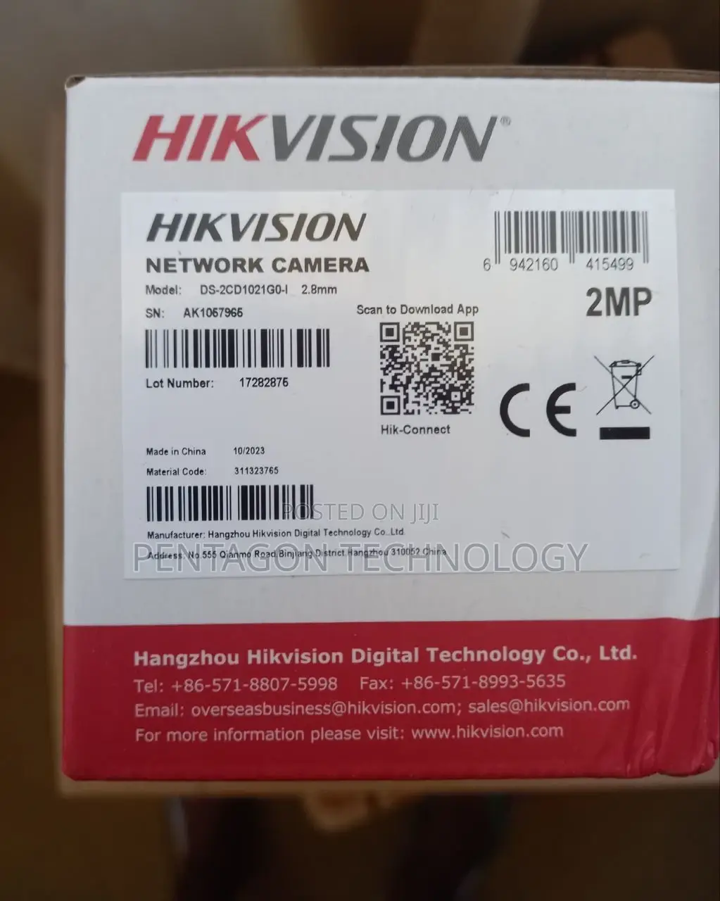 Exir Fixed Mini Bullet Camera Ip Camera