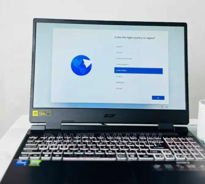 New Laptop Acer Nitro 5 16GB Intel Core I7 SSD 512GB