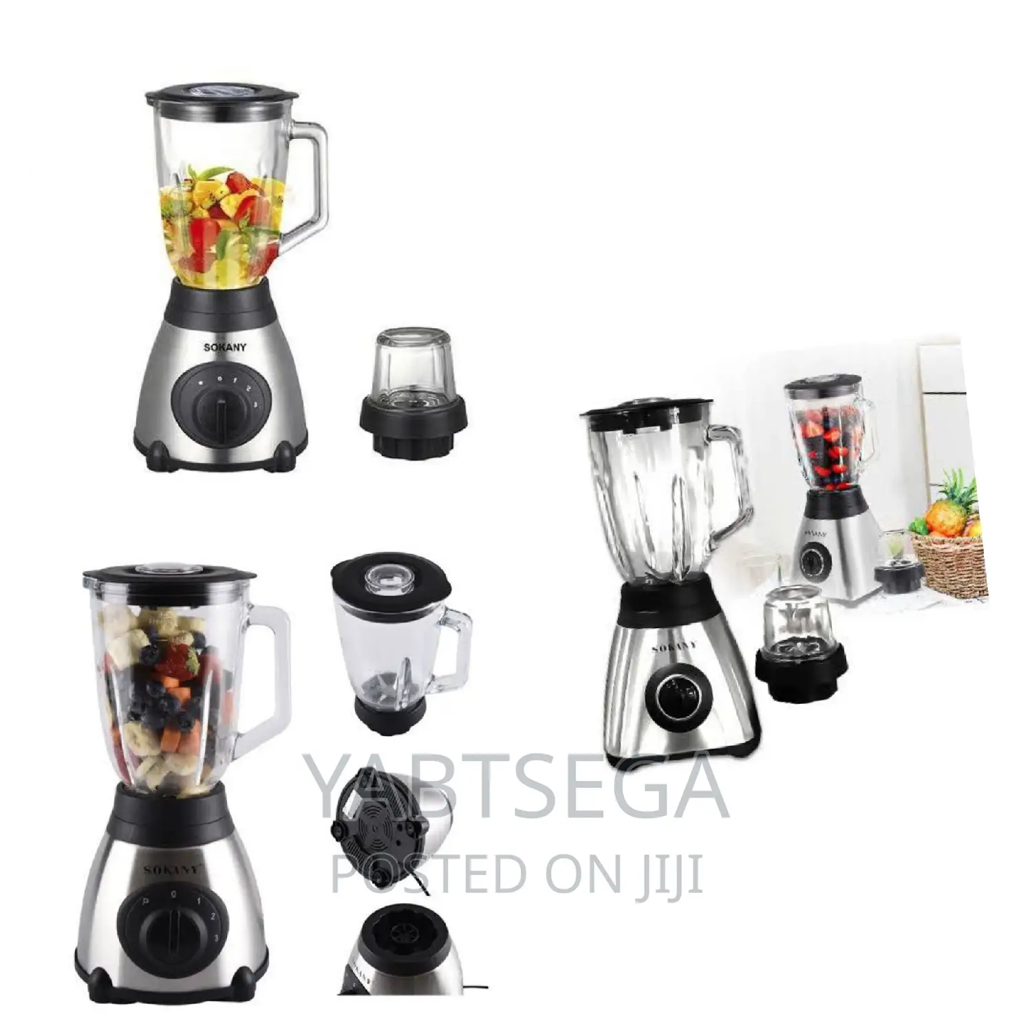 Sokany 3in 1 Blender and Grinder