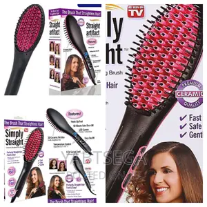 Ceramic Straightening Hair Brush