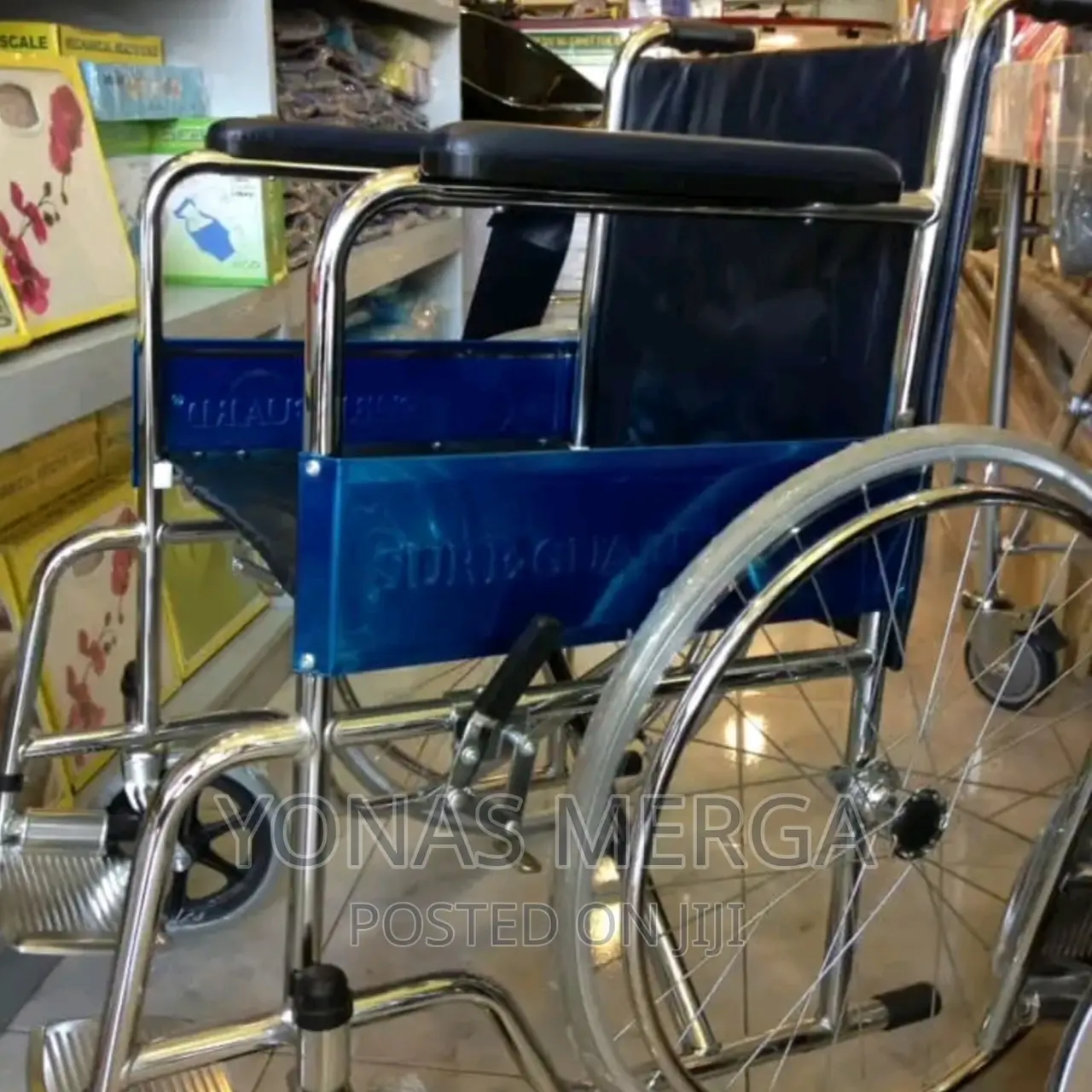 Foldable Wheelchair With Set Standard/Using Quality Material