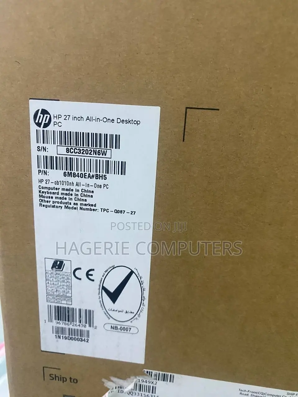 New Desktop Computer HP AiO 27 16GB Intel Core I7 SSD 1T