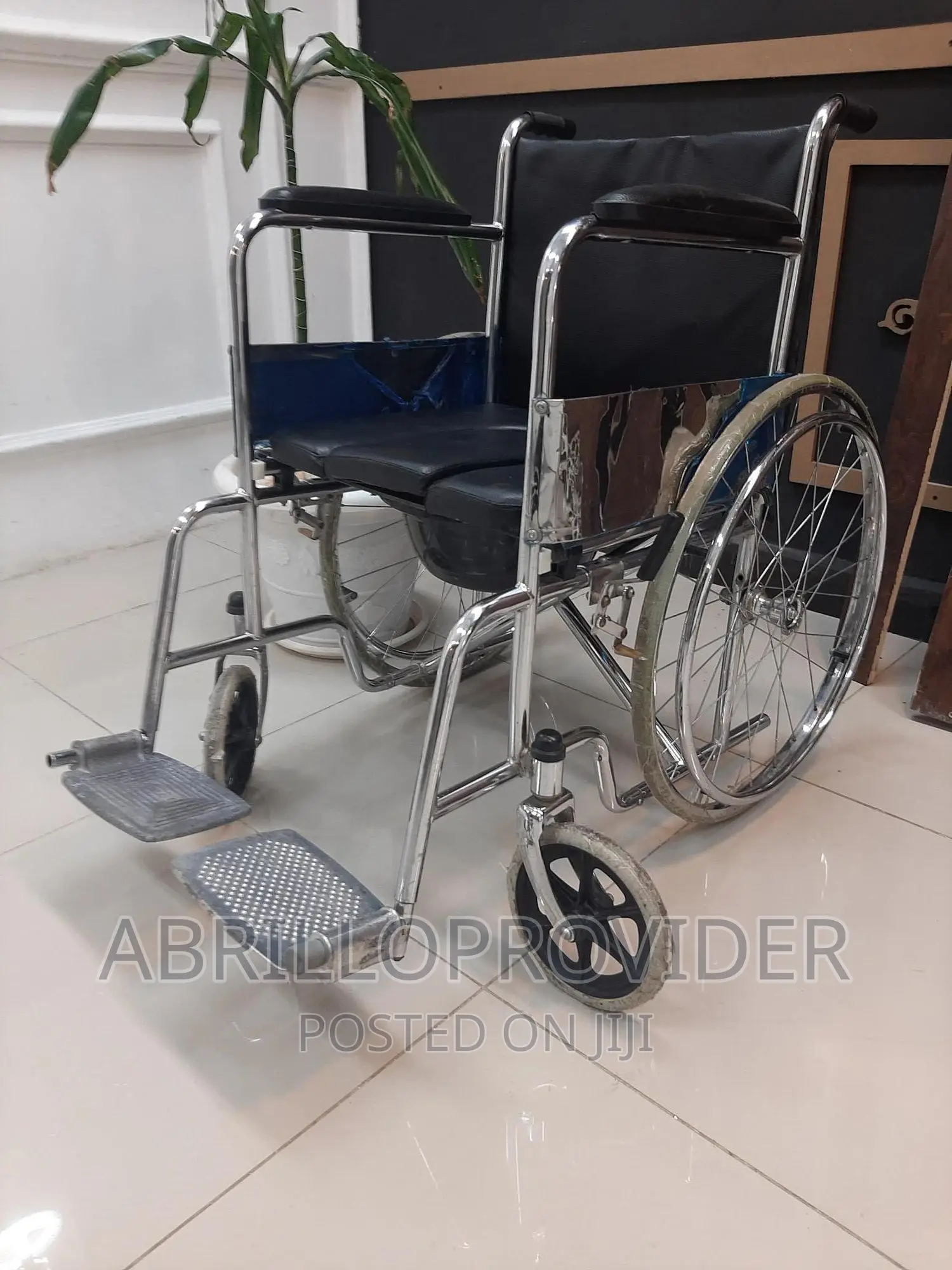 Used Executive Collapsible Orthopedic Commode Wheelchair