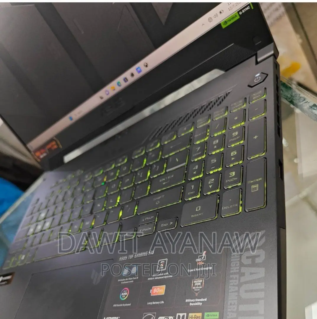 New Laptop Asus TUF Gaming A15 16GB Intel Core I7 SSD 1T