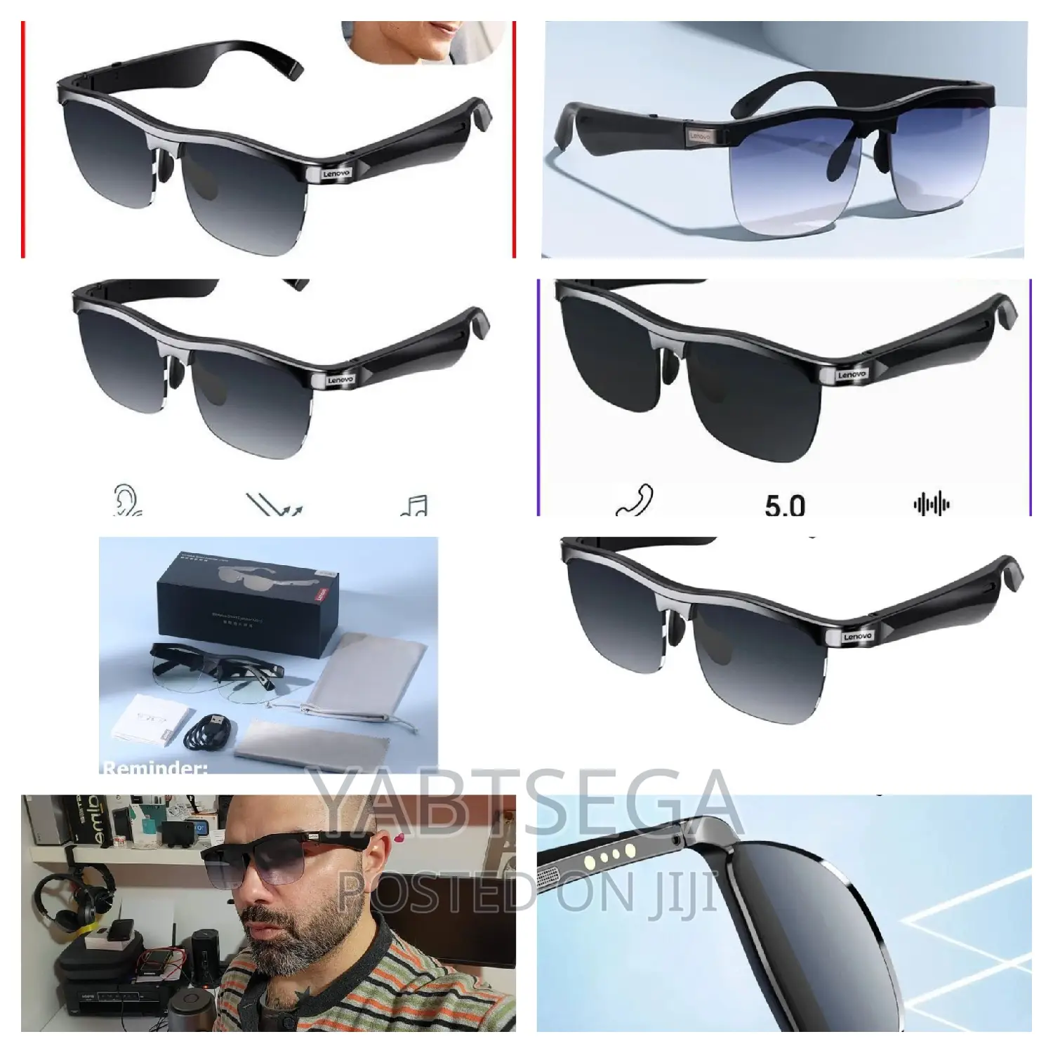 Original Lenovo MG10 Smart Wireless Sunglasses