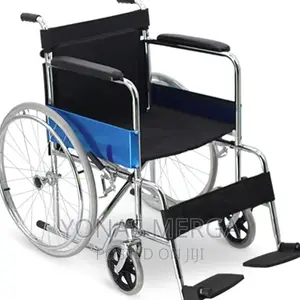 SYTH Medical Aluminum Transport Wheelchair With 16.9"Seat