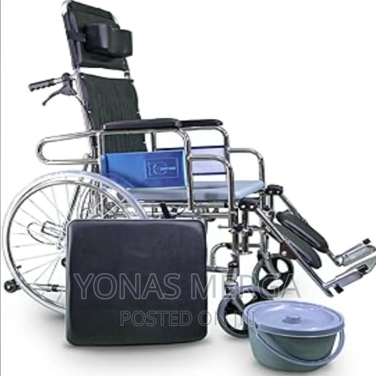 WHEELCHAIR:Fully Reclining Wheelchair Is Perfect for Elderly