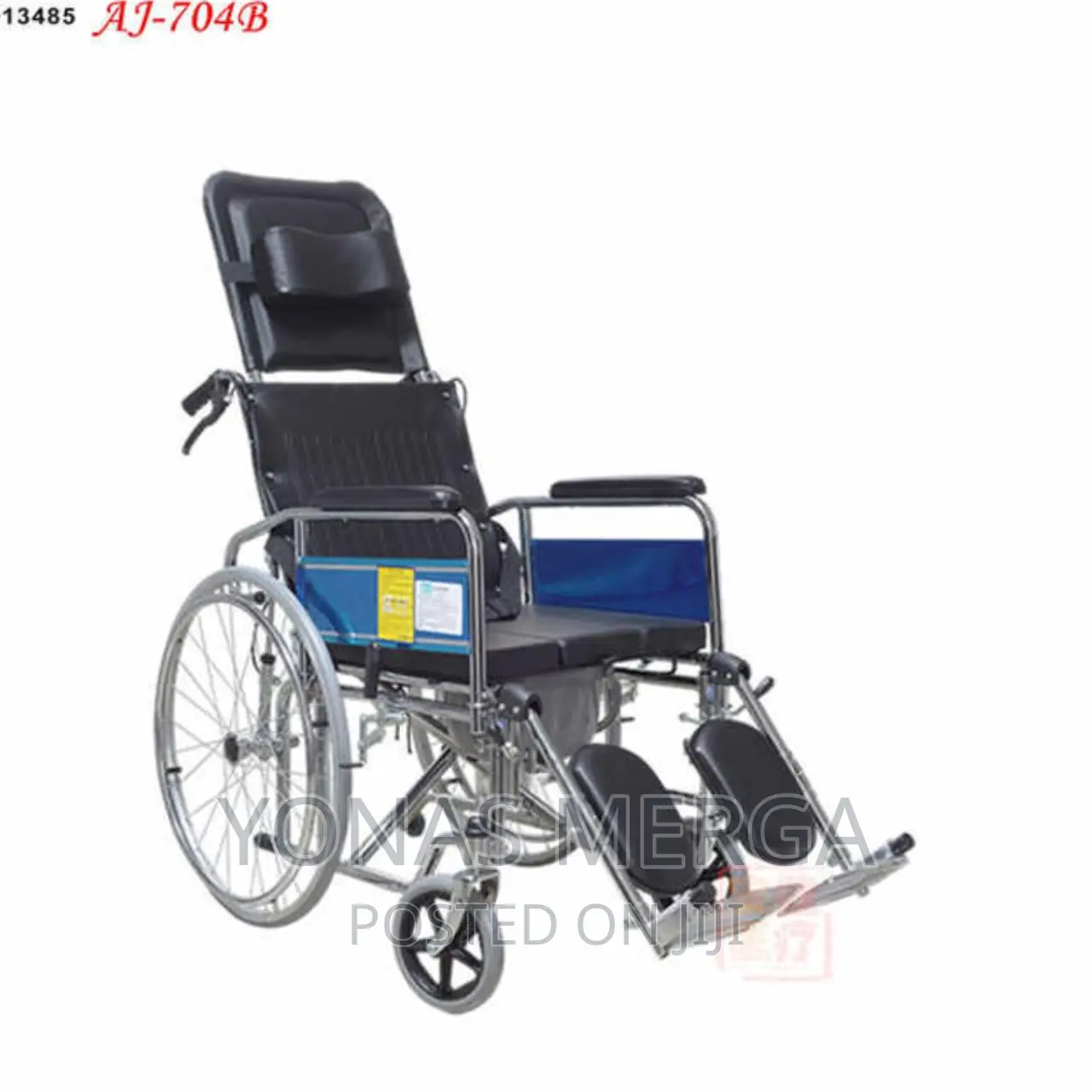 NIVOK Wheelchair Self-Propelled Wheelchair,Can Be Lying Flat