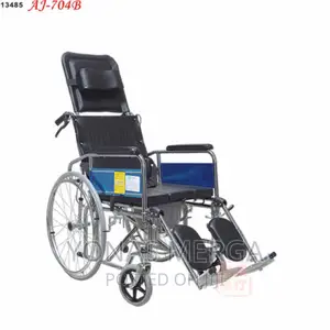 NIVOK Wheelchair Self-Propelled Wheelchair,Can Be Lying Flat