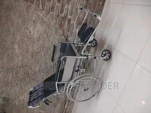 Wheelchair Commode W/Headrest High Back Bathroom Wheelchair