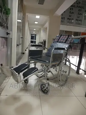 Photo - Elderly Wheelchair Folding Lightweight Multi-Function Second