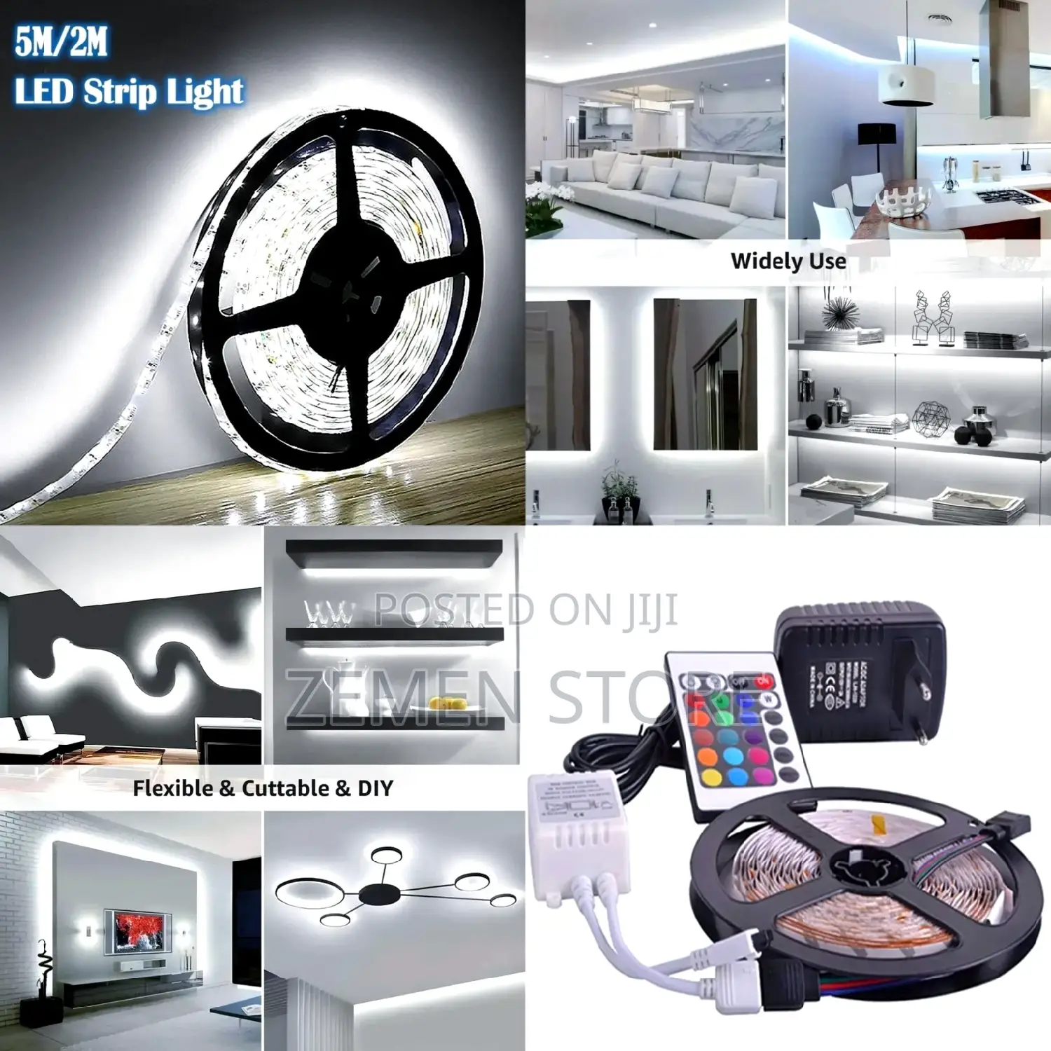 Durable High Tech Waterproof Super Bright 5m Led Strip Light