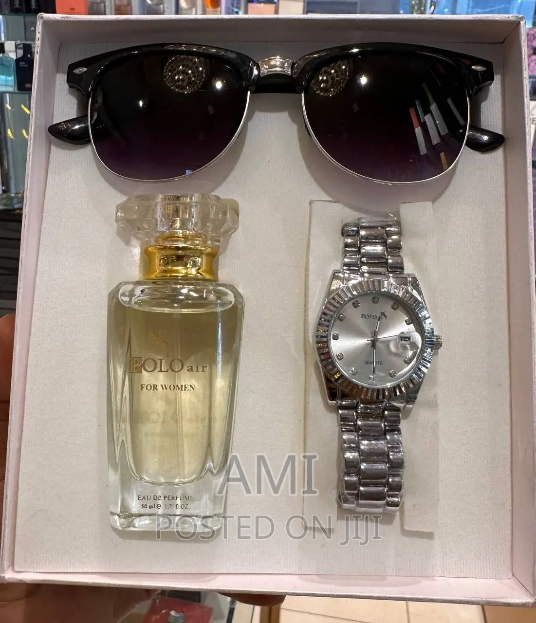 POLO AIR Women's Wristwatch Set50ml Perfume and Sunglass Set