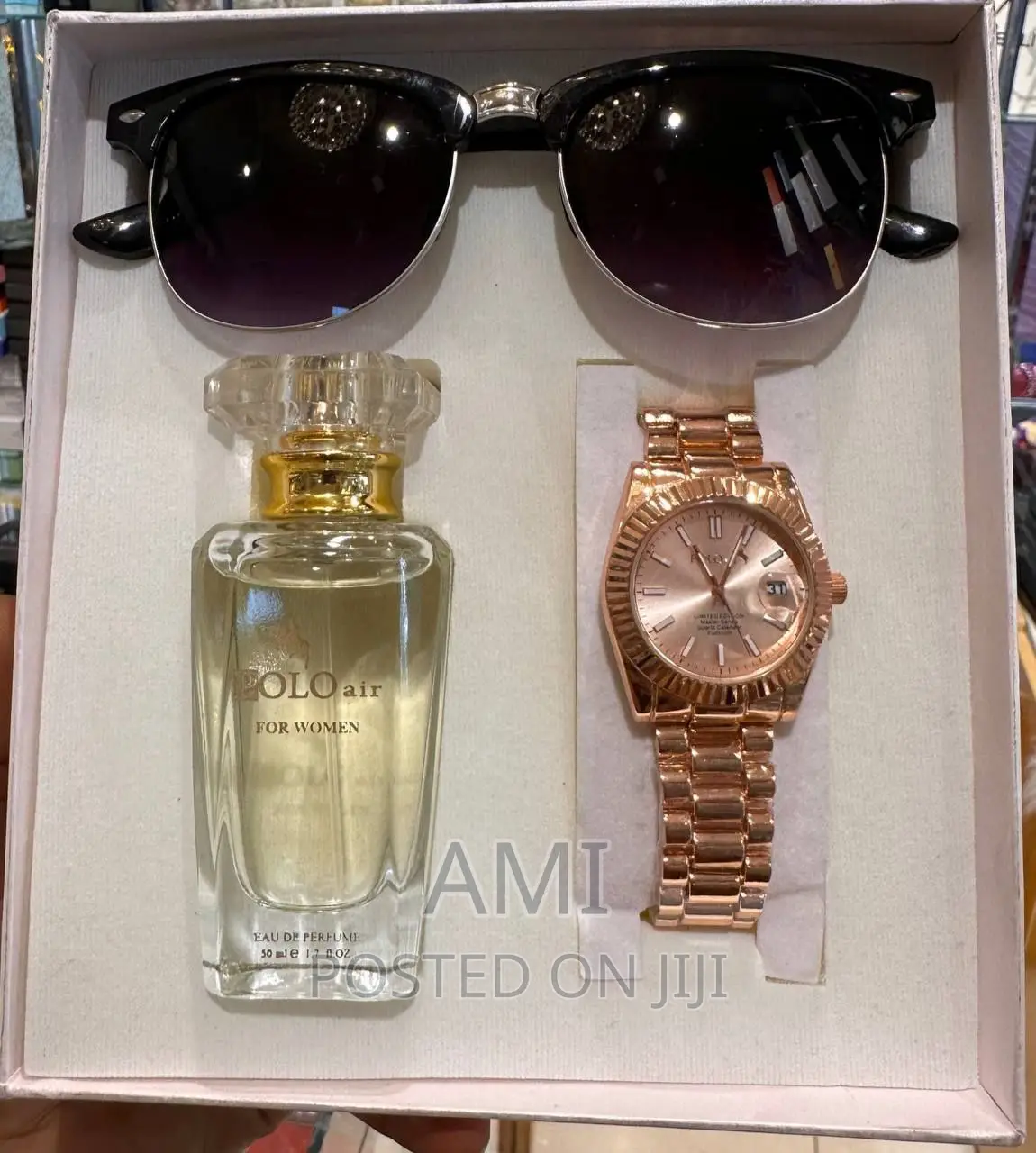 POLO AIR Women's Wristwatch Set50ml Perfume and Sunglass Set