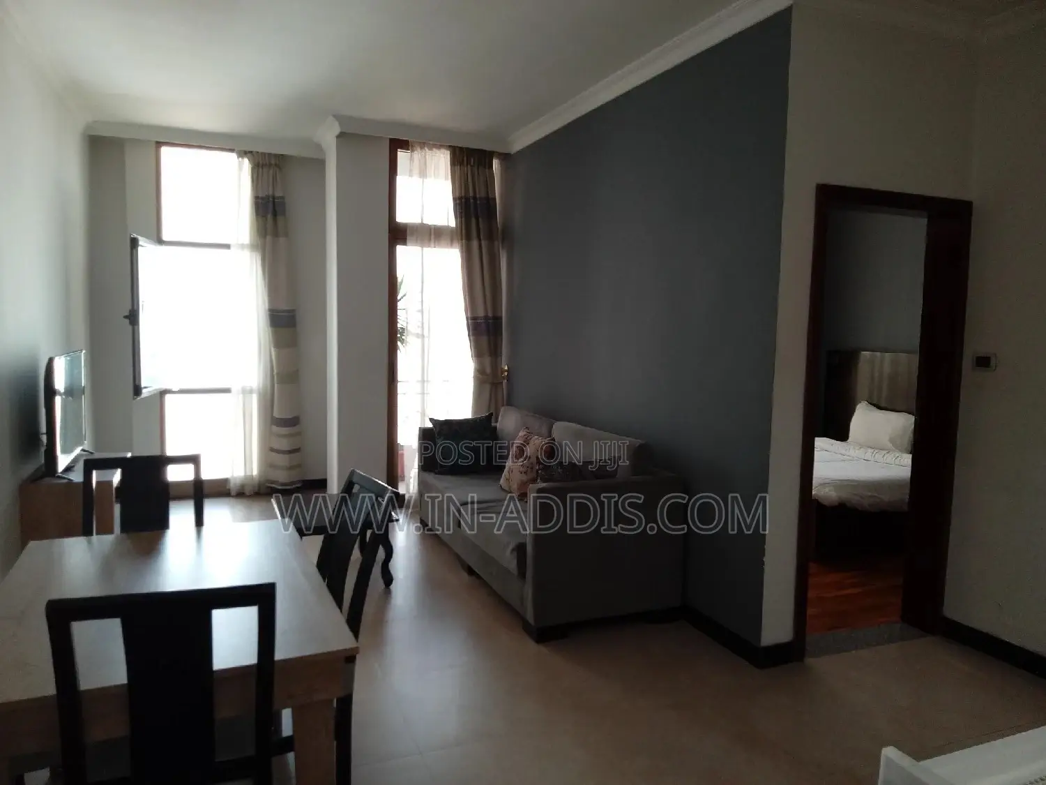 Furnished 1bdrm Apartment in Bole for rent