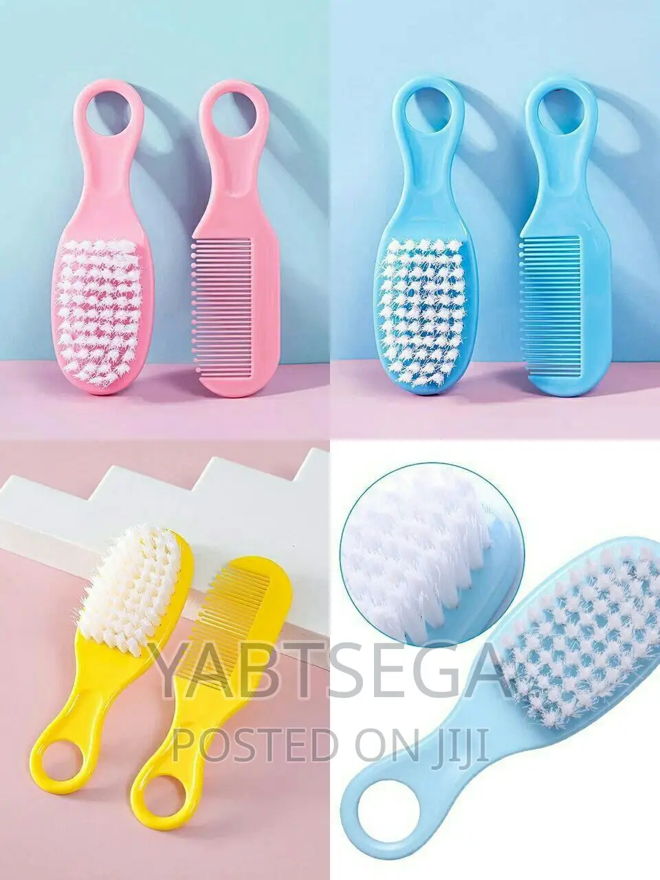 Baby Hair Brush and Comb Sets
(ብሩሽ እና ማበጠሪያ)
