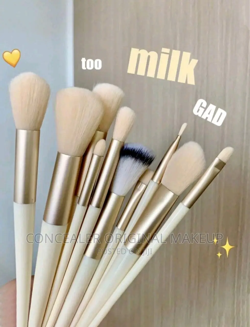 13pcs Four Seasons Green Makeup Brushes Set Convenient Style