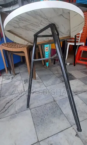 Circular MDF Table for Café