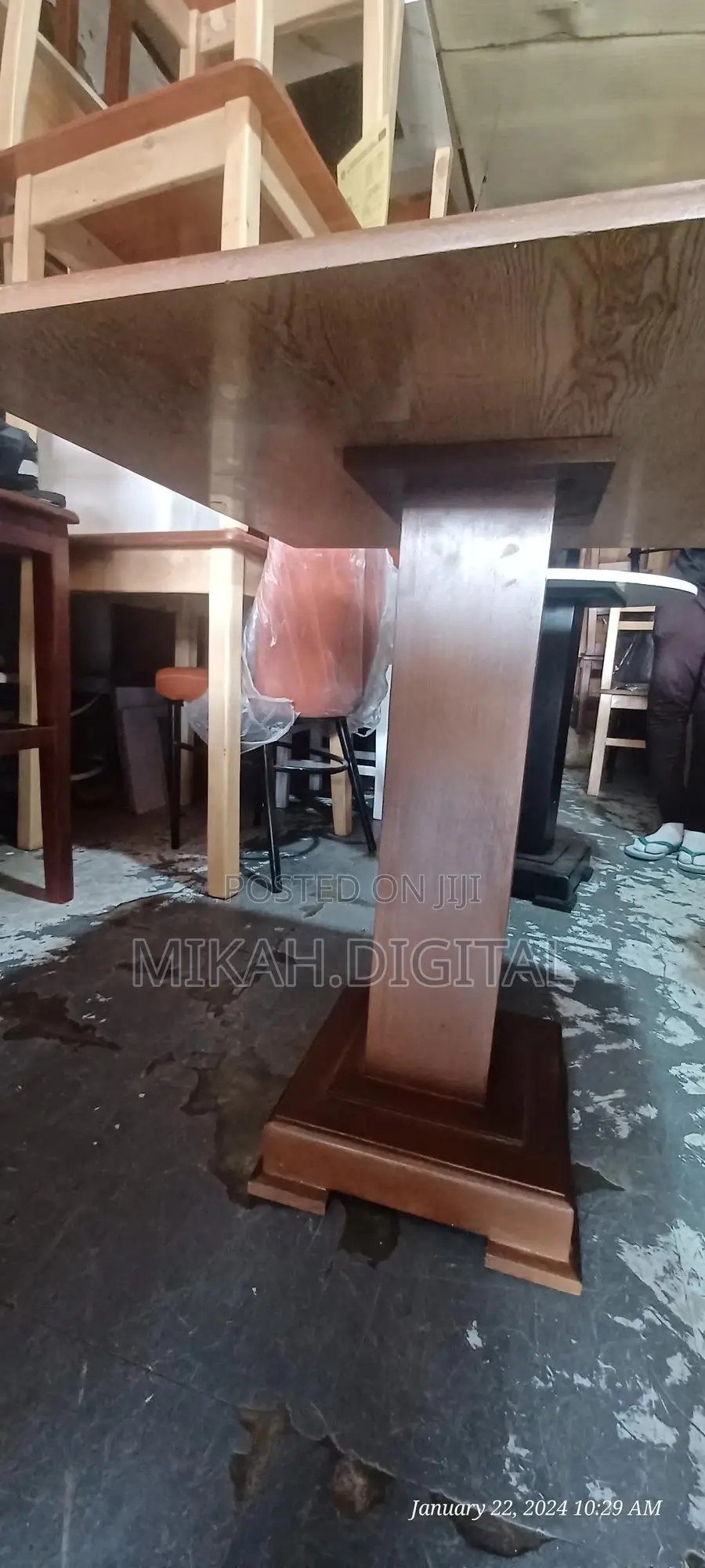 Glossy MDF Table Café Dining