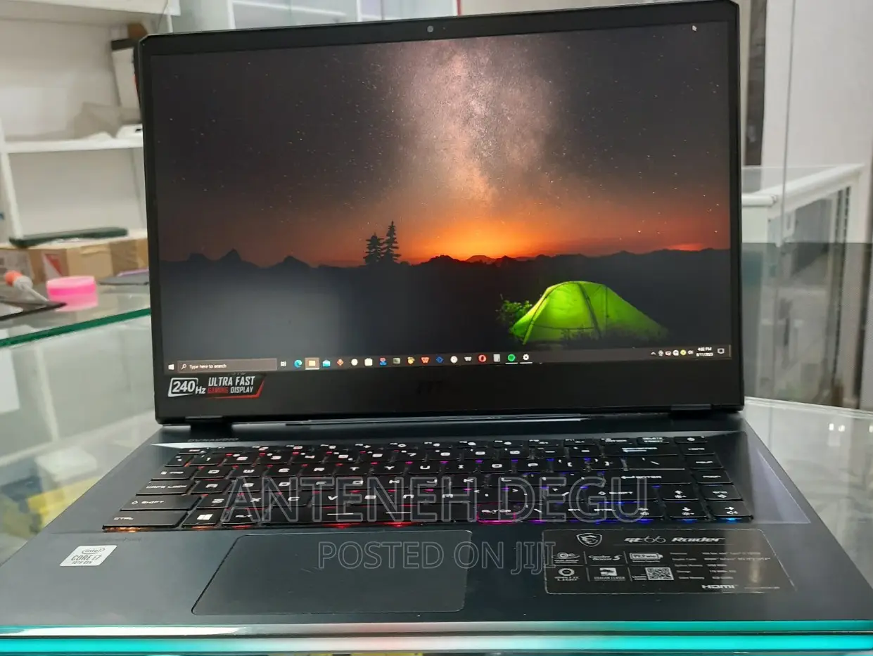 New Laptop MSI GE66 Raider 16GB Intel Core I7 SSD 1T