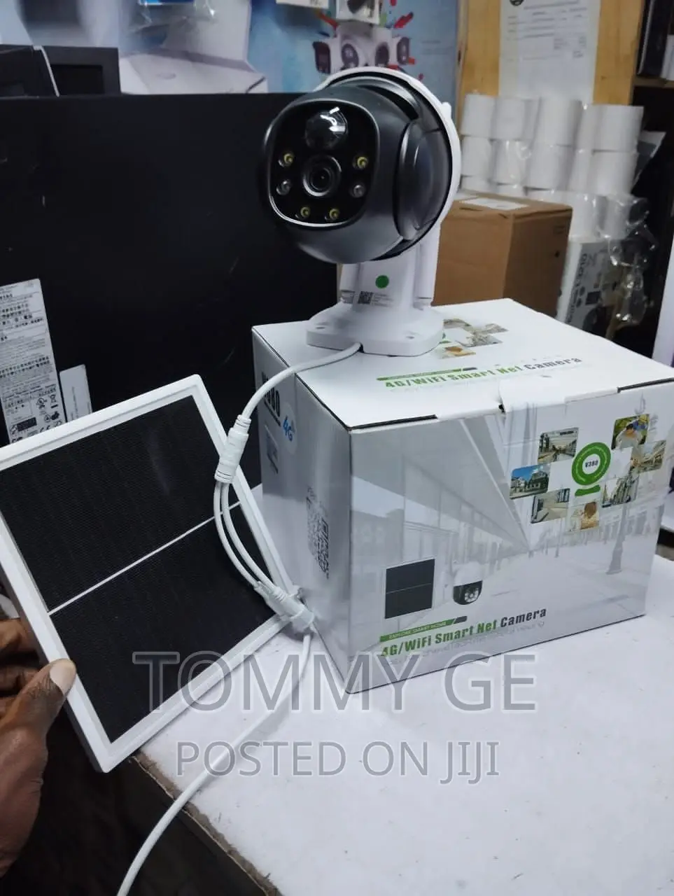 4G Solar Security Camera Sim ተቀባይ ለገጠር