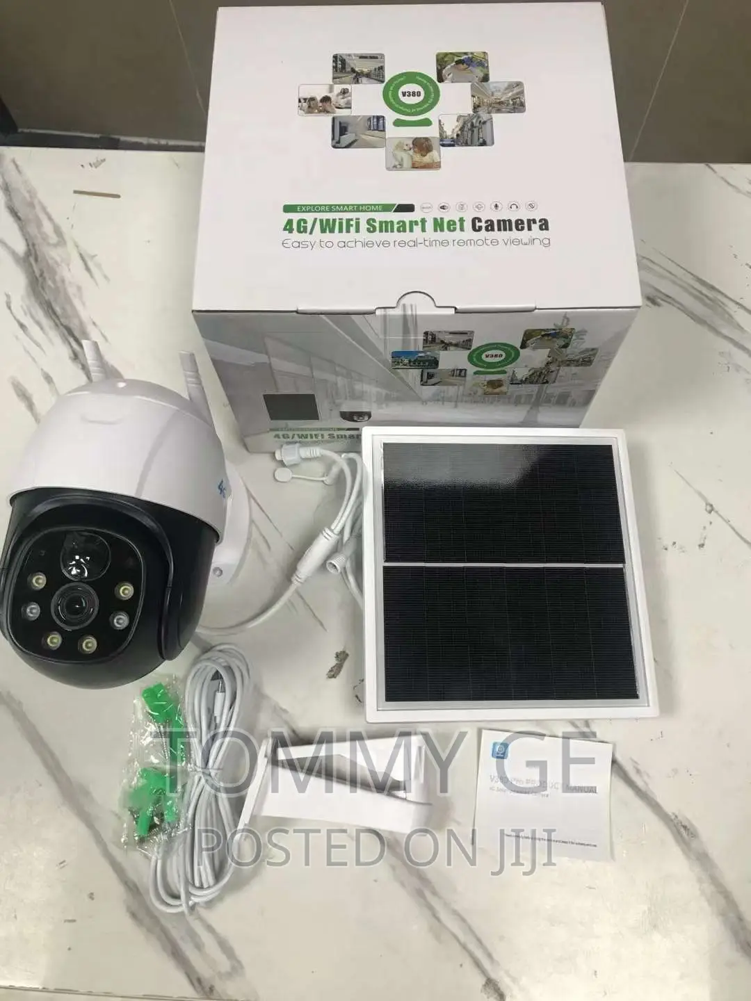 4G Solar Security Camera Sim ተቀባይ ለገጠር
