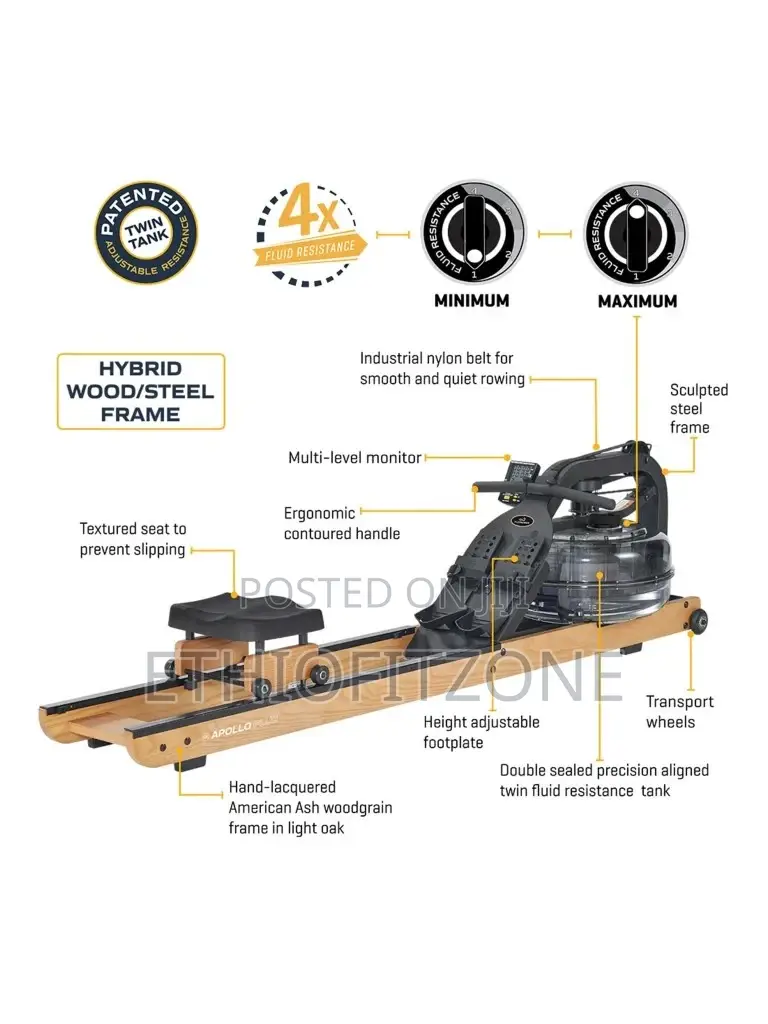 Water Rowing Exersice Machine