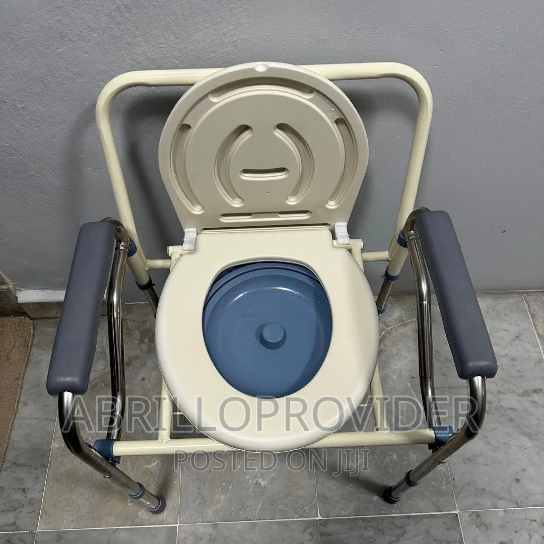 Bedside Commode Chair, Adjustable Height Shower Toilet/Pooty